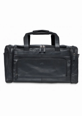Mancini Buffalo Leather Carry-On Duffle Bag Grab It Before Gone Big Clearance Event