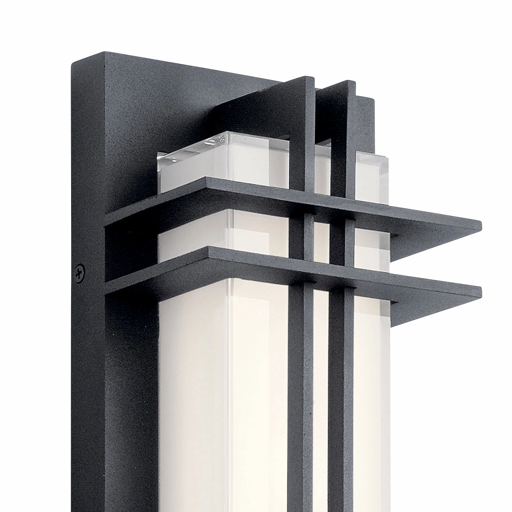 Manhattan LED Outdoor Wall Mount Textured Black