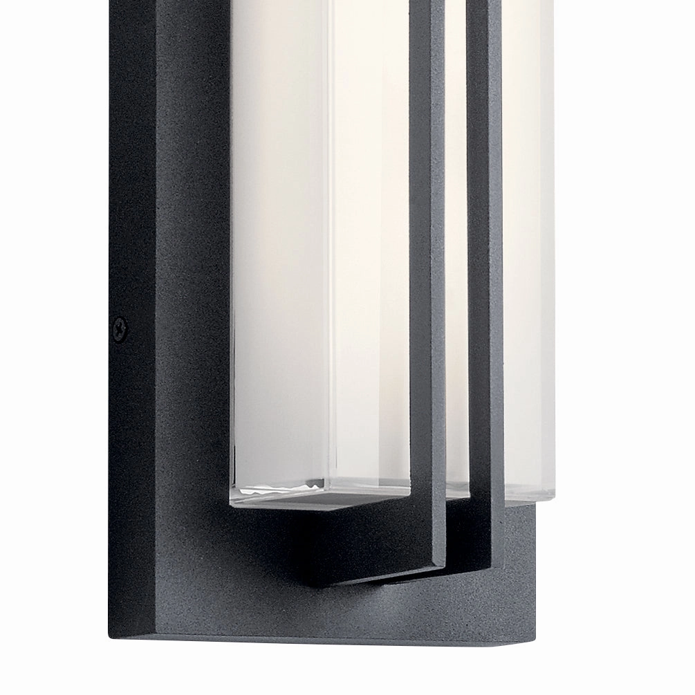 Manhattan LED Outdoor Wall Mount Textured Black