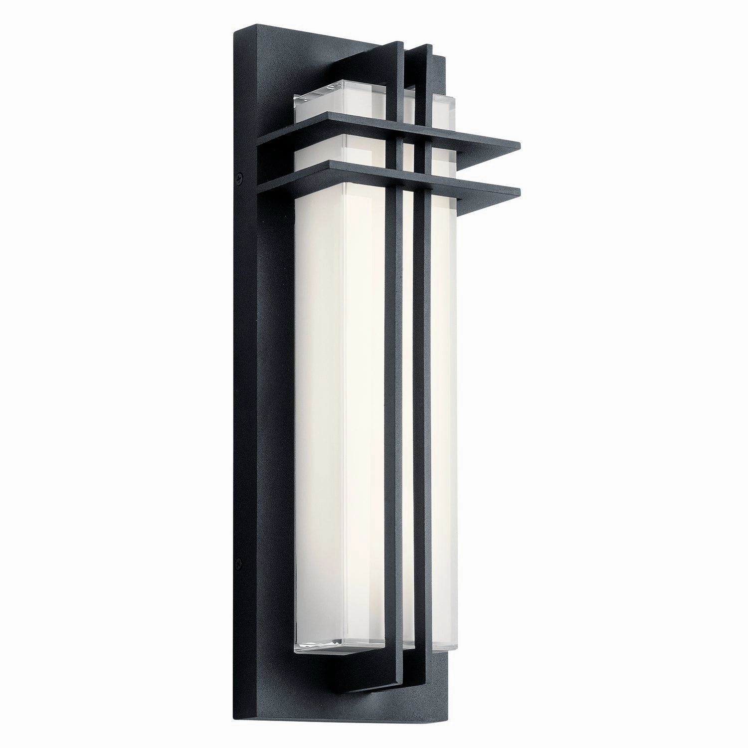 Manhattan LED Outdoor Wall Mount Textured BlackOutdoor wall sconces with motion sensor