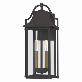 Manning Two Light Outdoor Wall Mount Western BronzeOutdoor wall sconces with motion sensor
