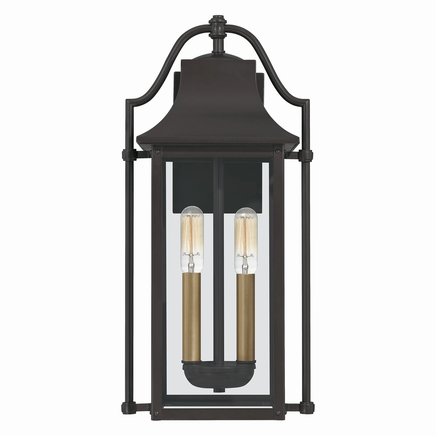 Manning Two Light Outdoor Wall Mount Western Bronze