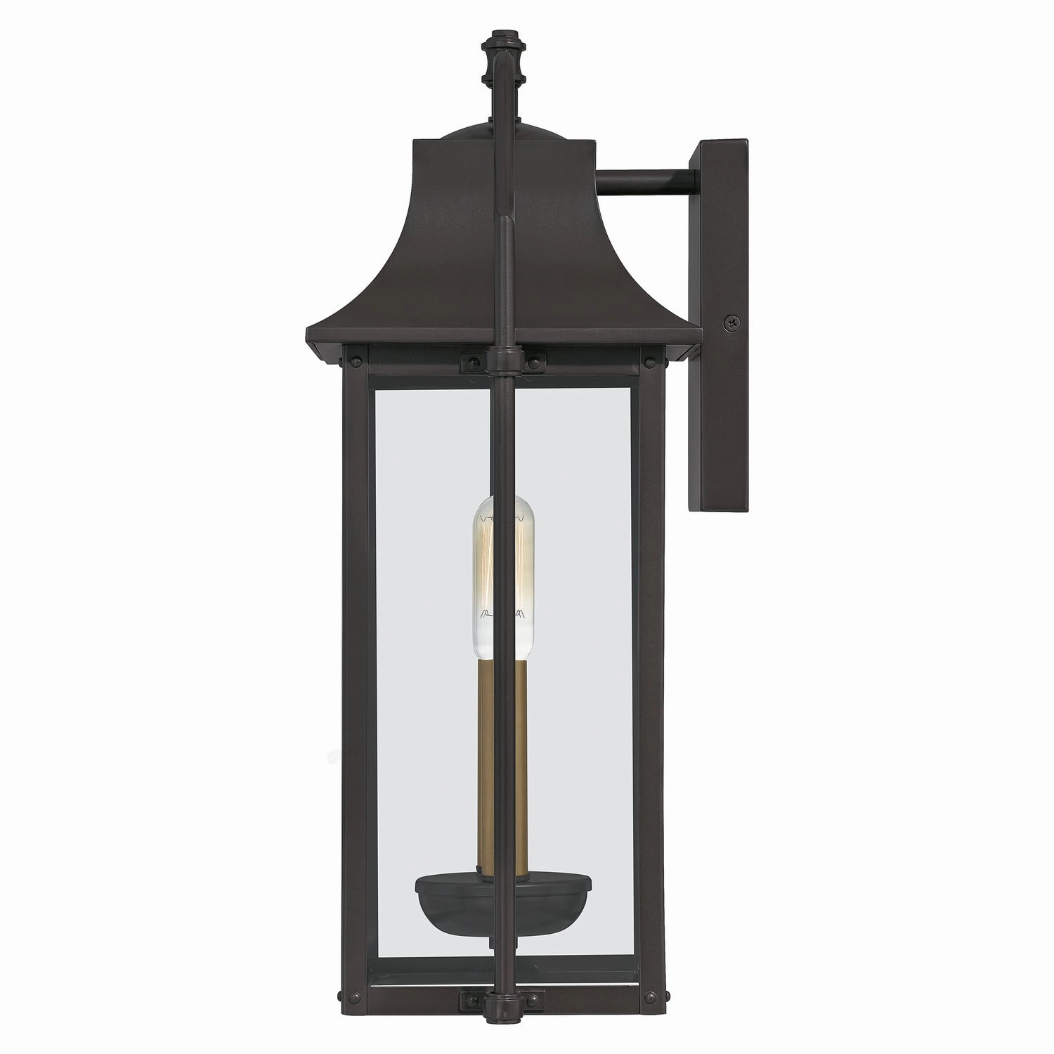 Manning Two Light Outdoor Wall Mount Western Bronze