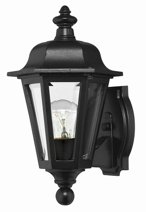 Manor House LED Wall Mount BlackOutdoor wall sconces with motion sensor