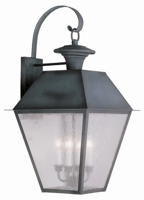 Mansfield Four Light Outdoor Wall Lantern CharcoalOutdoor wall sconces with motion sensor