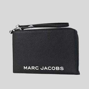 Save Big Today Todays Best Deal Marc Jacobs Pebble Leather Wristlet Wallet Black 4R3Scp028S02