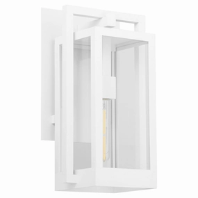 Marco One Light Wall Mount WhiteOutdoor wall sconces with motion sensor