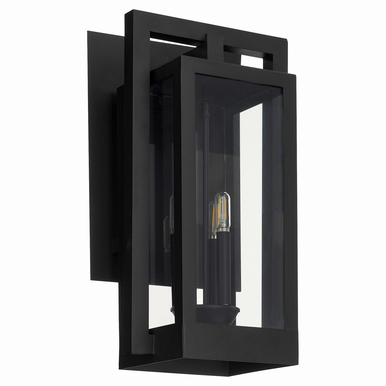 Marco Three Light Wall Mount Textured BlackOutdoor wall sconces with motion sensor
