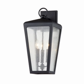 Mariden Three Light Wall Sconce Textured IronOutdoor wall sconces with motion sensor