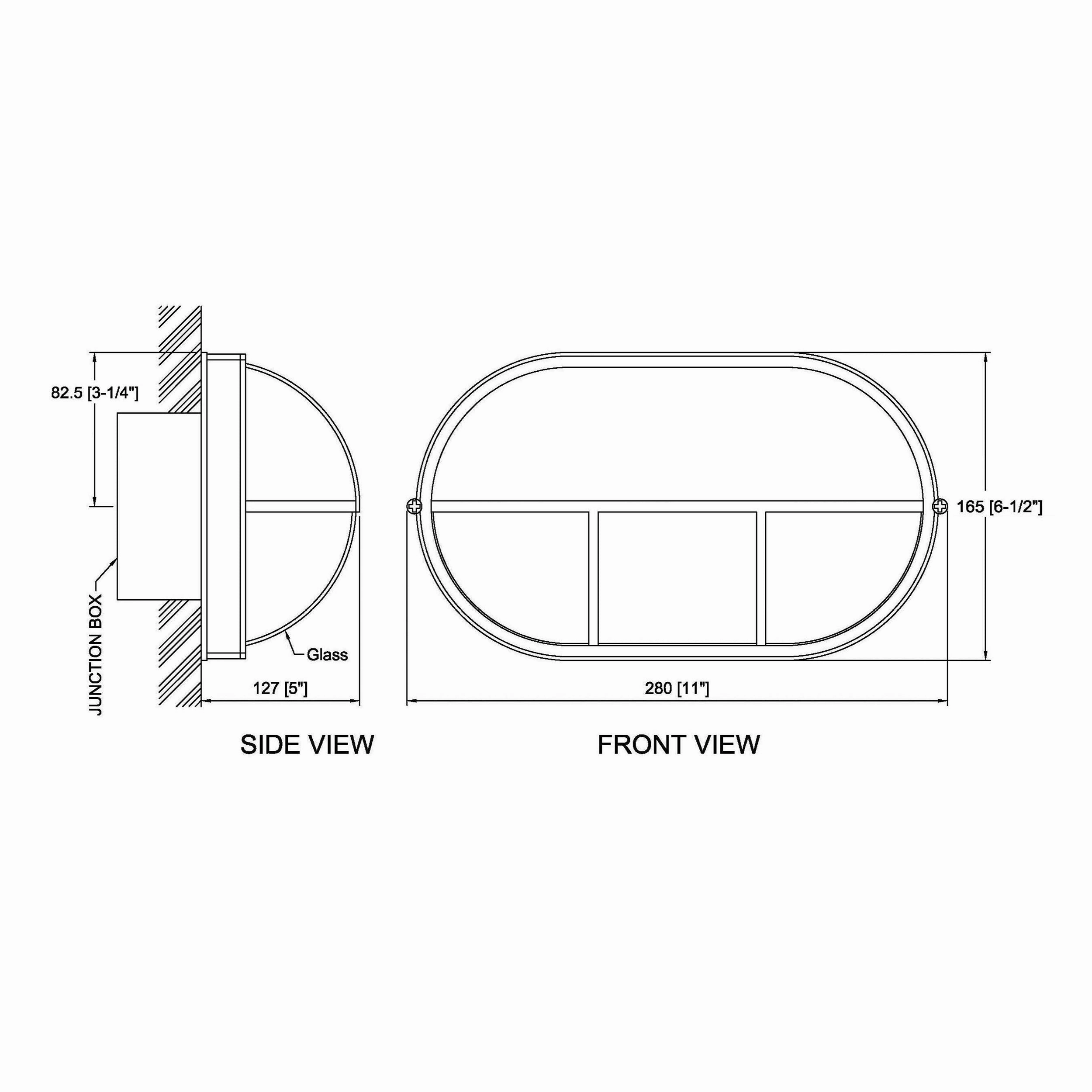 Marine LED Exterior Wall Light