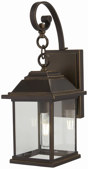 Mariner'S Pointe One Light Outdoor Wall Mount Oil Rubbed Bronze W/ Gold HighOutdoor wall sconces with motion sensor