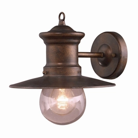 Maritime One Light Outdoor Wall Sconce Hazelnut BronzeOutdoor wall sconces with motion sensor