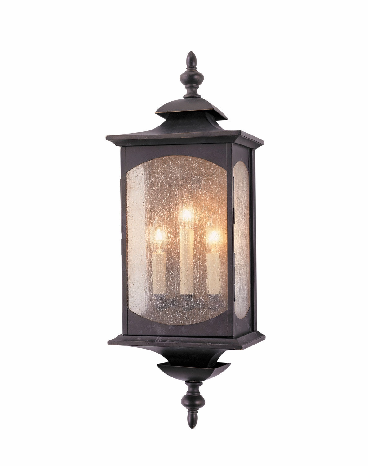 Market Square Three Light Outdoor Fixture Oil Rubbed BronzeOutdoor wall sconces with motion sensor