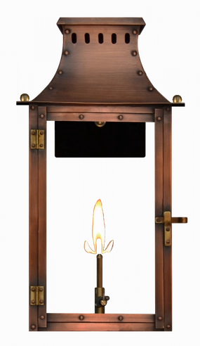 Market Street 16" Pre-lit Gas Outdoor Wall SconceOutdoor wall sconces with motion sensor