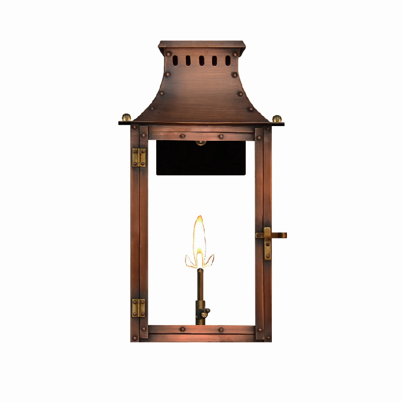 Market Street 21" Pre-lit Gas Outdoor Wall SconceOutdoor wall sconces with motion sensor