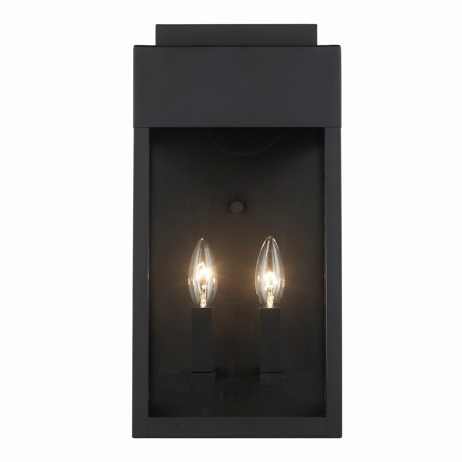 Marley Two Light Outdoor Wall Mount BlackOutdoor wall sconces with motion sensor