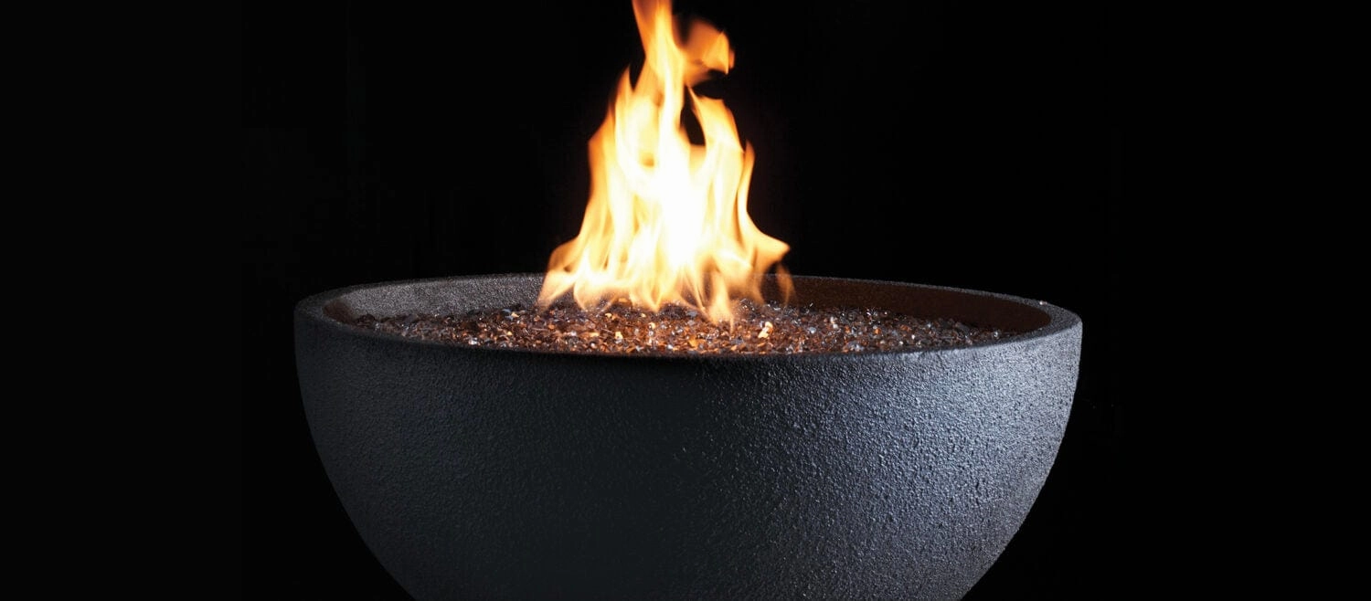 Marquis by Kingsman Bola 30-inch Outdoor Gas Fire Bowl FPB30