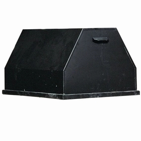 Marquis by Kingsman Rectangle Vinyl Black Fire Pit Cover FP27COVFireproof mat for under fire pit