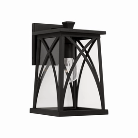 Marshall One Light Outdoor Wall Lantern BlackOutdoor wall sconces with motion sensor