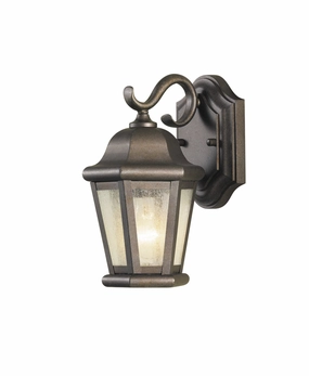 Martinsville One Light Outdoor Wall Lantern Corinthian BronzeOutdoor wall sconces with motion sensor