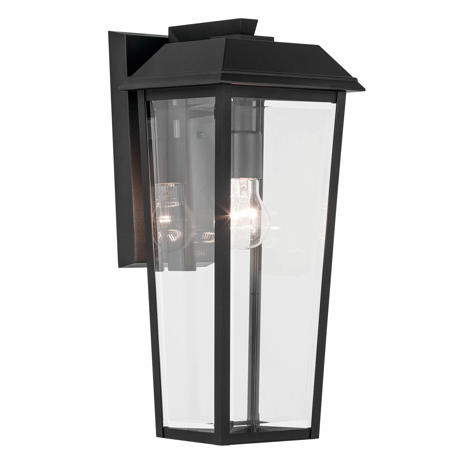 Mathus One Light Outdoor Wall Mount Textured BlackOutdoor wall sconces with motion sensor