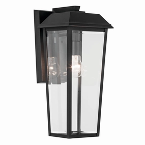 Mathus One Light Outdoor Wall Mount Textured BlackOutdoor wall sconces with motion sensor