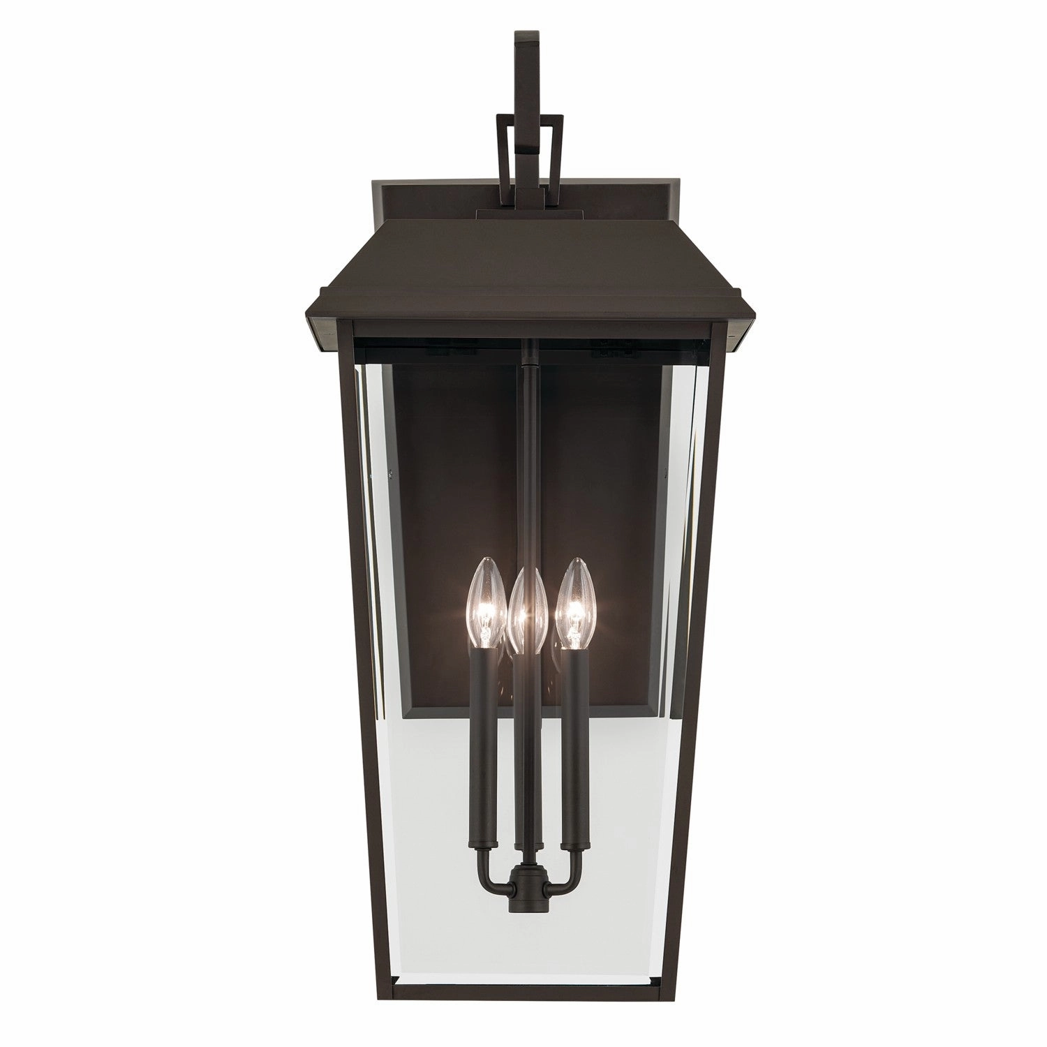Mathus Three Light Outdoor Wall Mount Olde Bronze