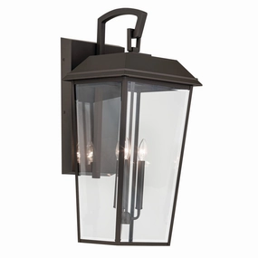 Mathus Three Light Outdoor Wall Mount Olde BronzeOutdoor wall sconces with motion sensor