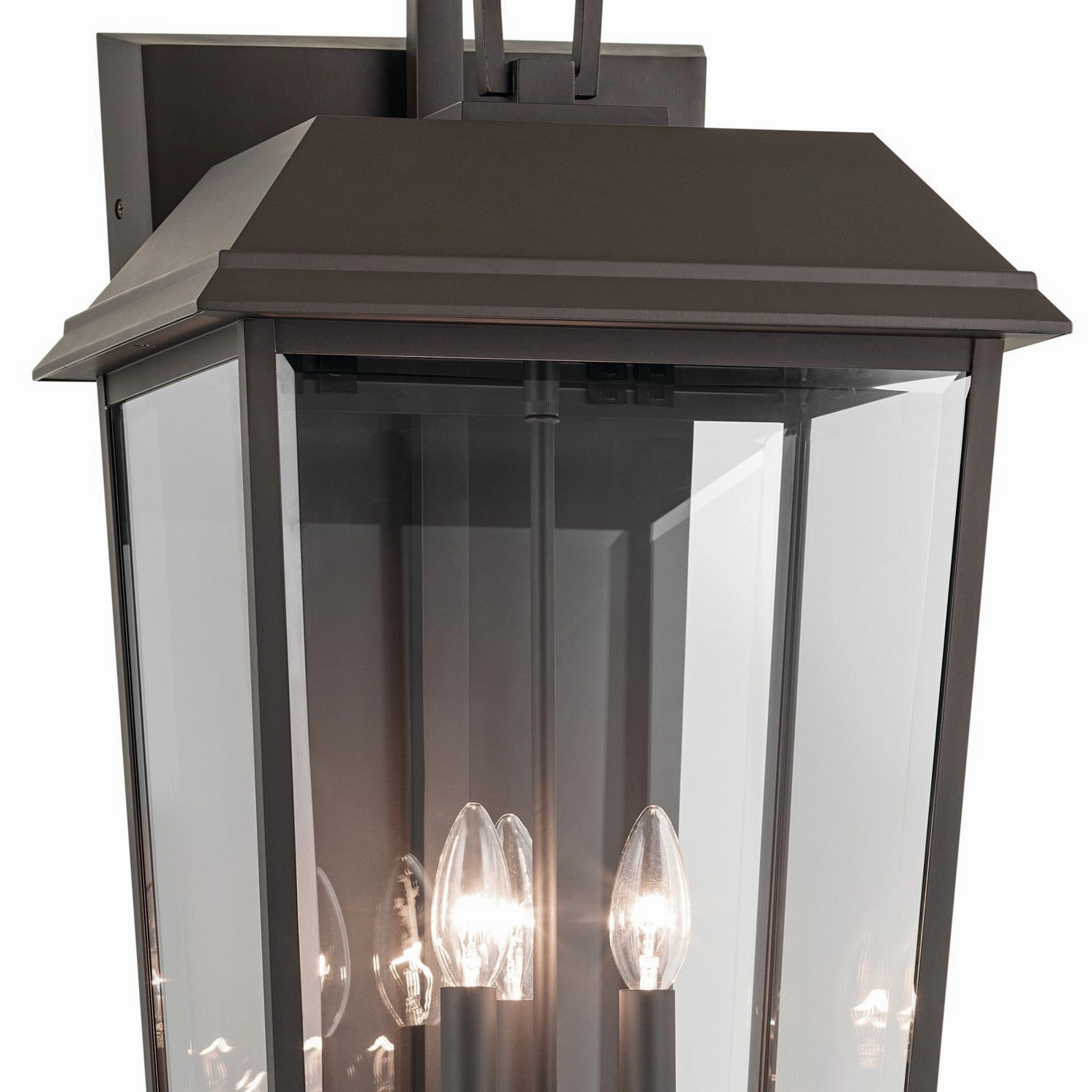 Mathus Three Light Outdoor Wall Mount Olde Bronze
