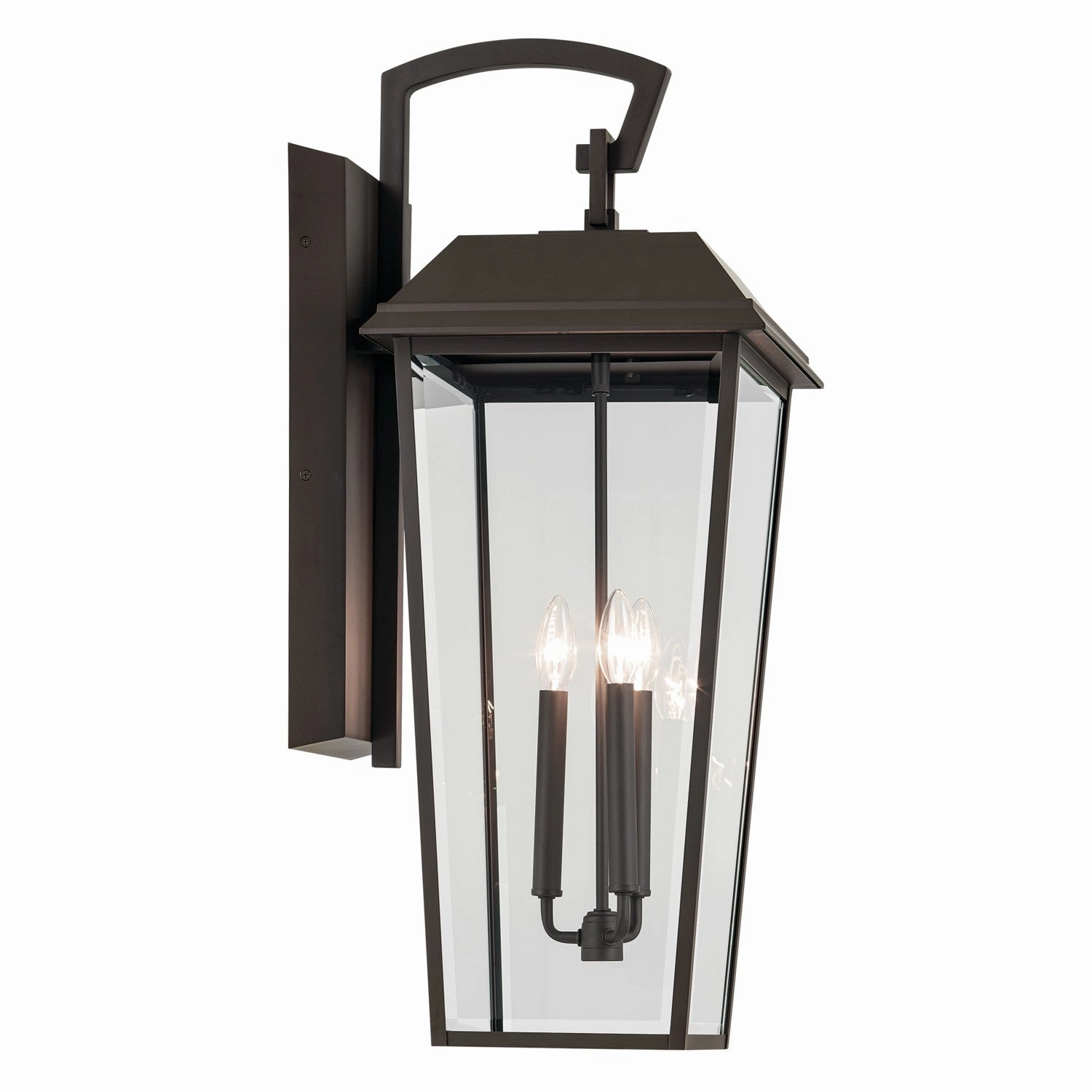 Mathus Three Light Outdoor Wall Mount Olde Bronze