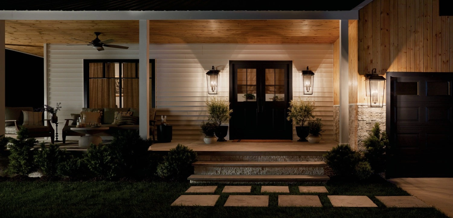 Mathus Three Light Outdoor Wall Mount Olde Bronze