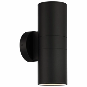 Matira Dual LED Outdoor Wall Mount BlackOutdoor wall sconces with motion sensor