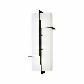 Matrix LED Outdoor Wall Sconce Matte BlackOutdoor wall sconces with motion sensor