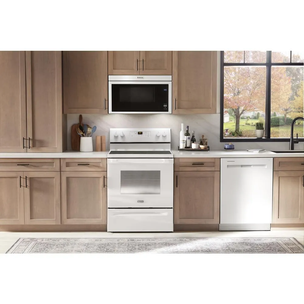 Maytag MMMF6030PW Over-The-Range Flush Built-In Microwave - 1.1 Cu. Ft.