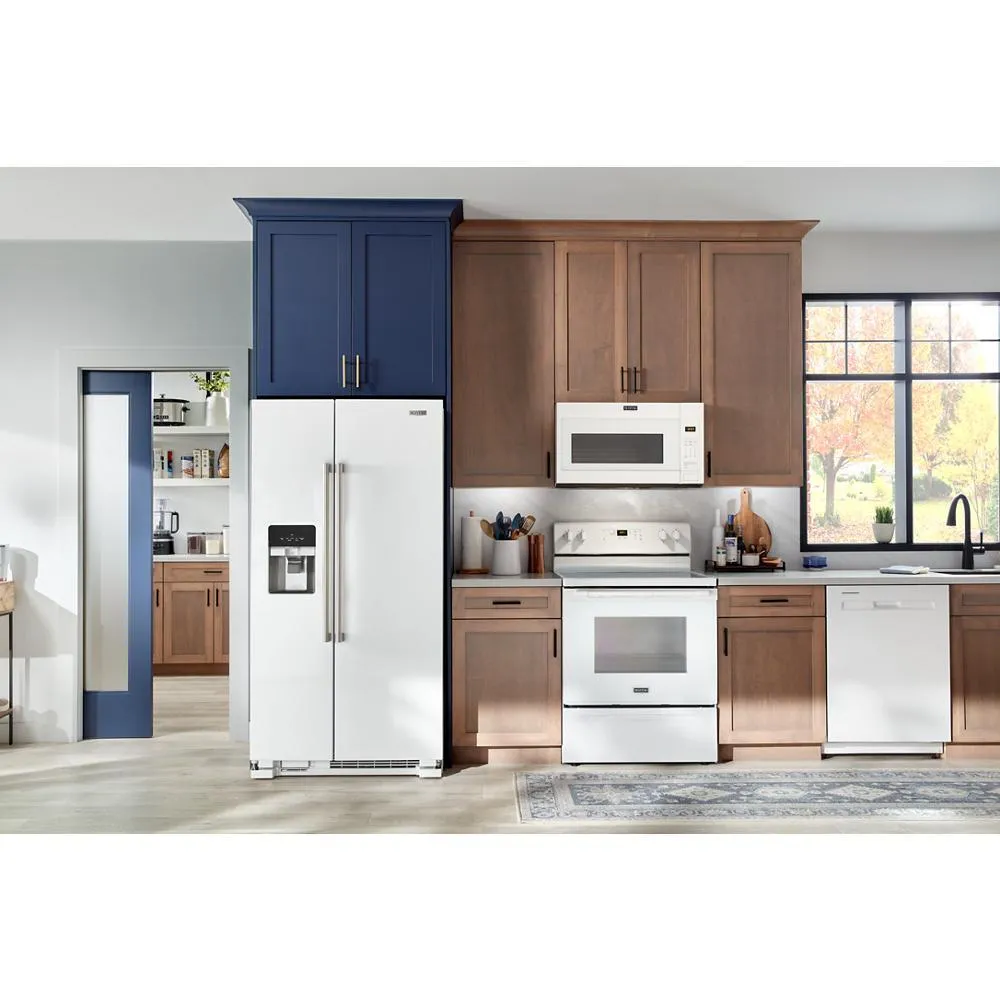 Maytag MMMF6030PW Over-The-Range Flush Built-In Microwave - 1.1 Cu. Ft.
