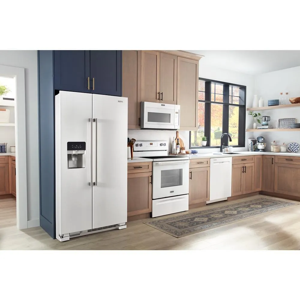 Maytag MMMF6030PW Over-The-Range Flush Built-In Microwave - 1.1 Cu. Ft.