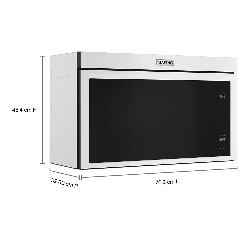 Maytag MMMF6030PW Over-The-Range Flush Built-In Microwave - 1.1 Cu. Ft.