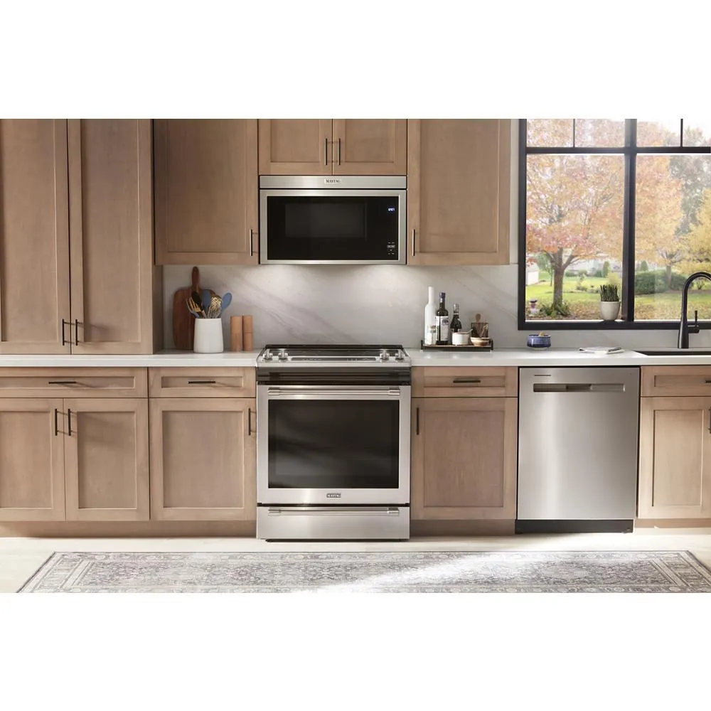 Maytag MMMF6030PZ Over-The-Range Flush Built-In Microwave - 1.1 Cu. Ft.