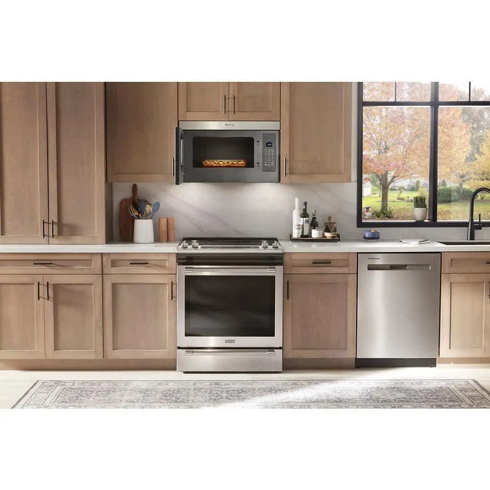 Maytag MMMF6030PZ Over-The-Range Flush Built-In Microwave - 1.1 Cu. Ft.
