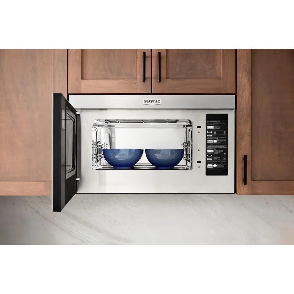 Maytag MMMF8030PZ Flush Mount Over-The-Range Toaster Oven Combination - 1.1 Cu. Ft.