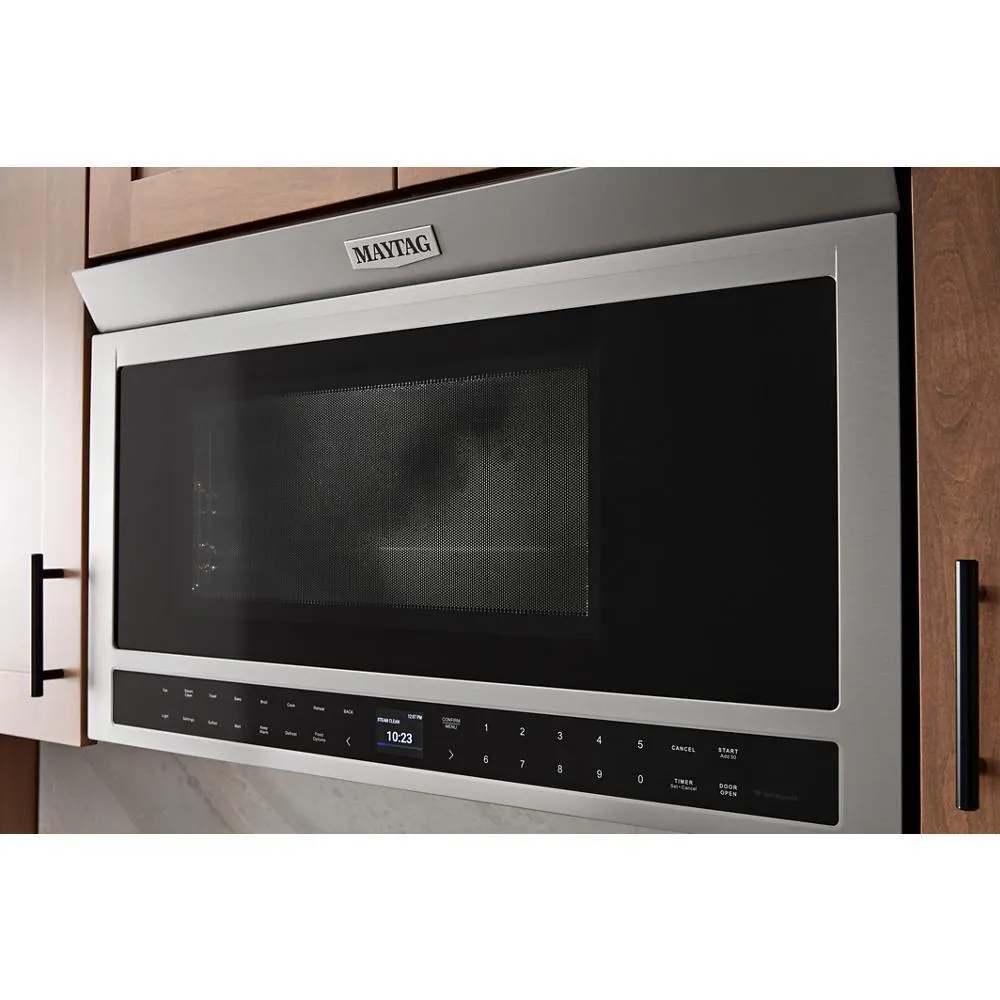 Maytag MMMF8030PZ Flush Mount Over-The-Range Toaster Oven Combination - 1.1 Cu. Ft.
