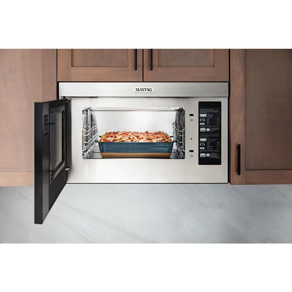 Maytag MMMF8030PZ Flush Mount Over-The-Range Toaster Oven Combination - 1.1 Cu. Ft.