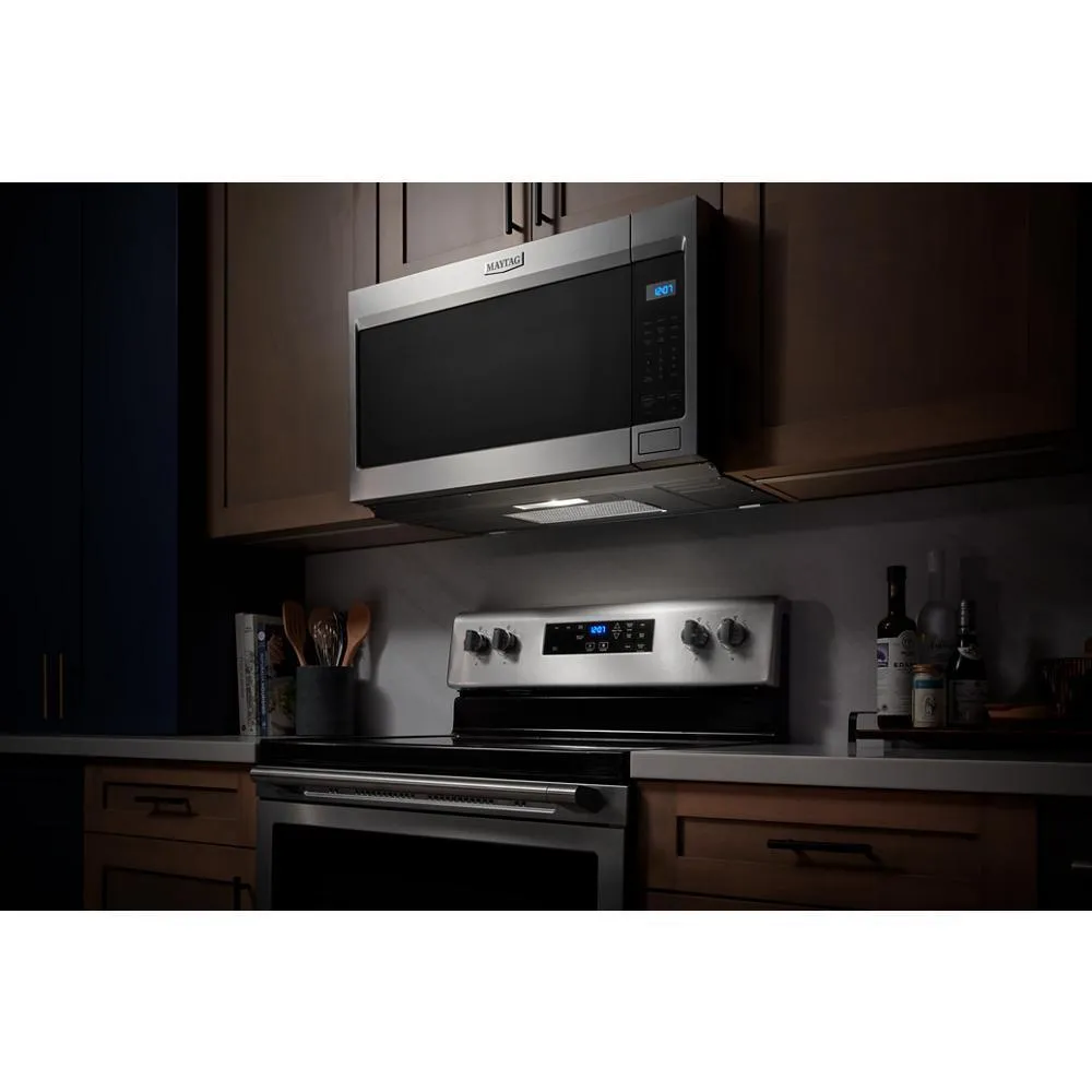 Maytag MMMS4230PZ Over-The-Range Microwave With Non-Stick Interior Coating - 1.7 Cu. Ft.