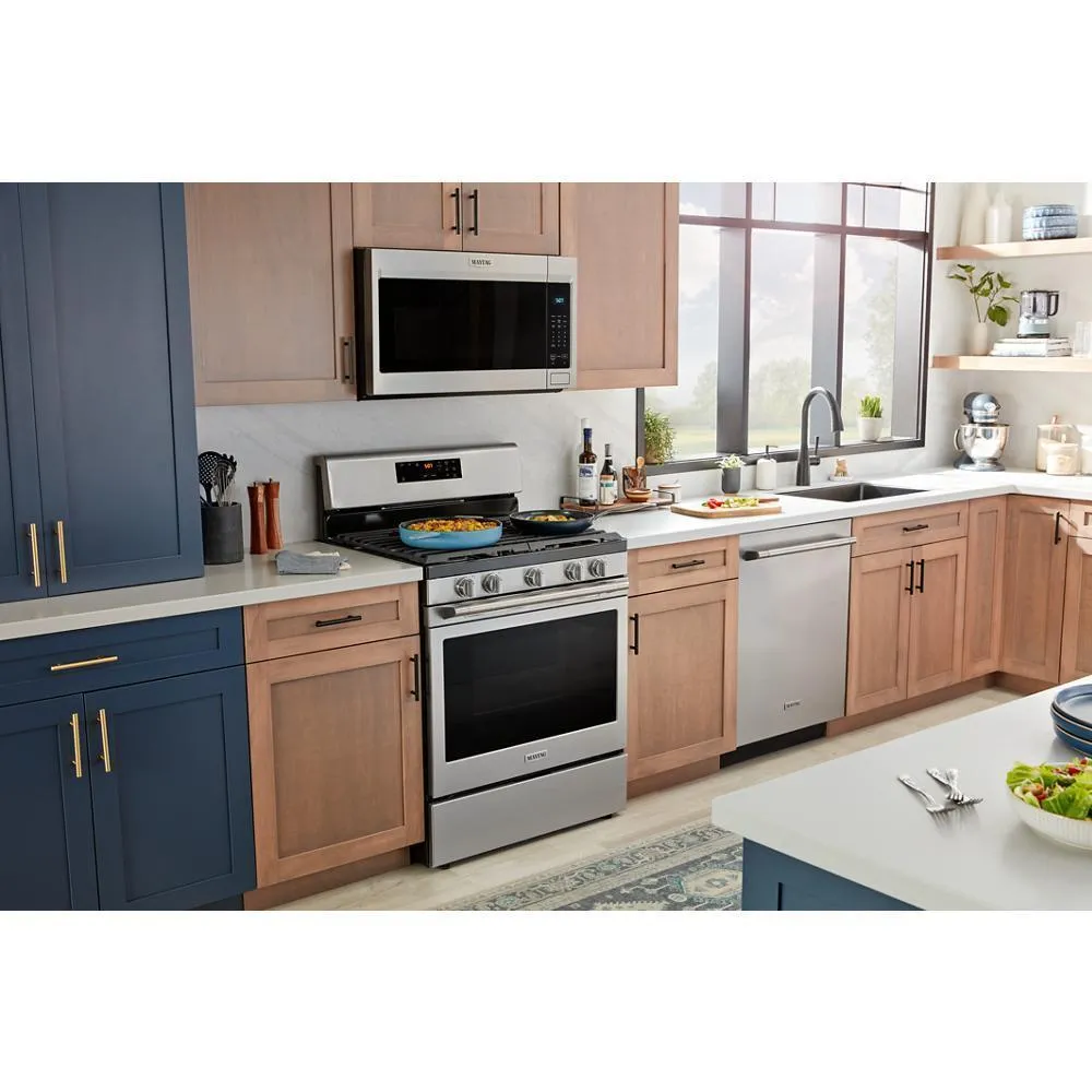 Maytag MMMS4230PZ Over-The-Range Microwave With Non-Stick Interior Coating - 1.7 Cu. Ft.