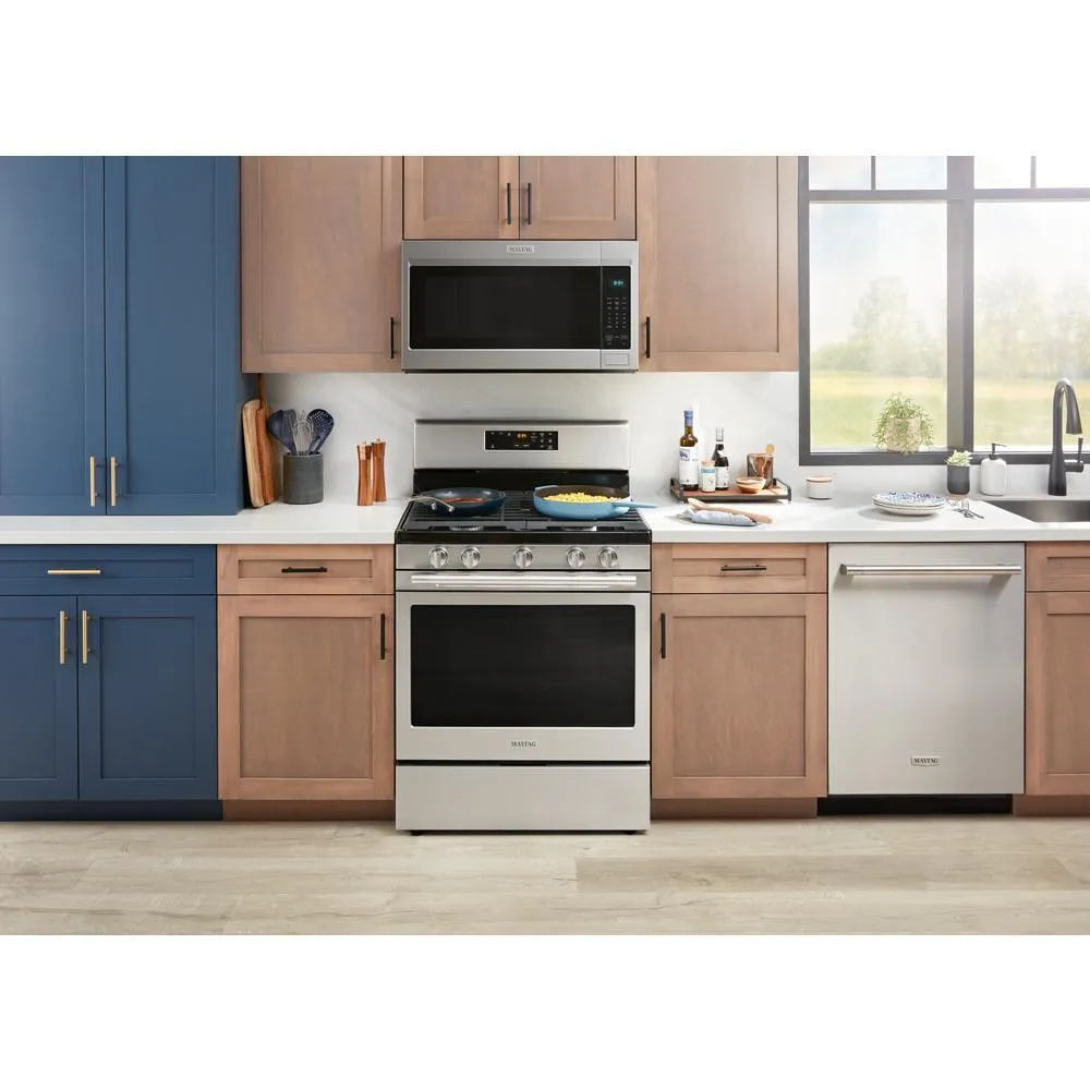 Maytag MMMS4230PZ Over-The-Range Microwave With Non-Stick Interior Coating - 1.7 Cu. Ft.