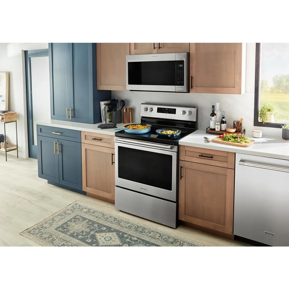 Maytag MMMS4230PZ Over-The-Range Microwave With Non-Stick Interior Coating - 1.7 Cu. Ft.