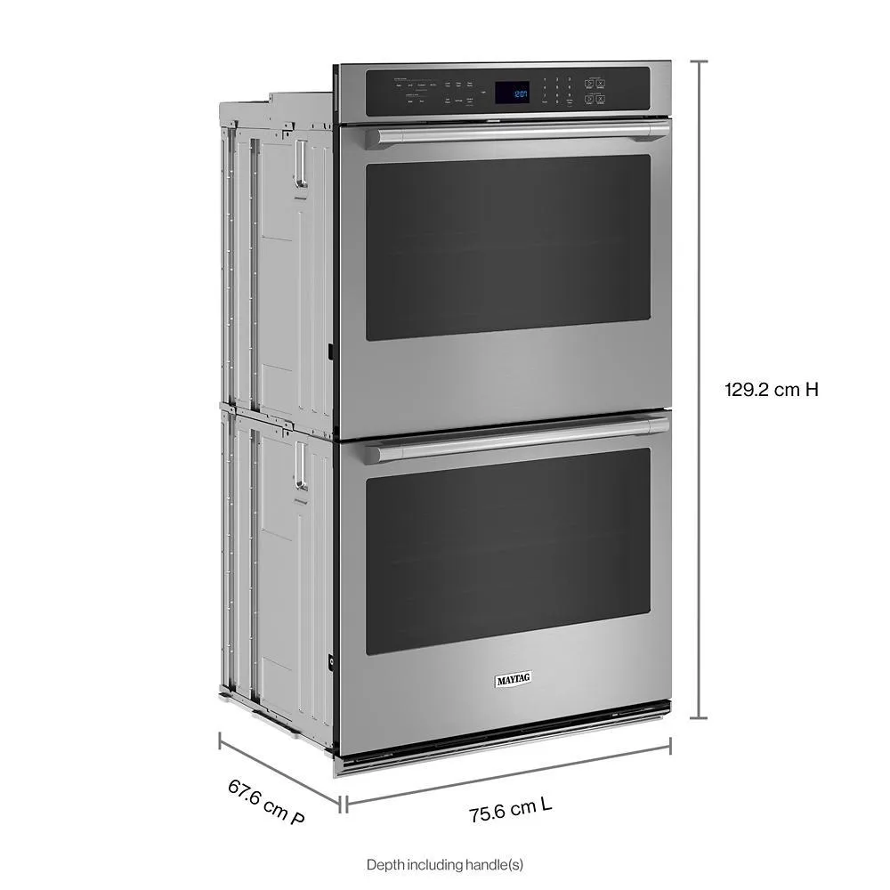 Maytag MOED6030LZ 30-Inch Double Wall Oven With Air Fry And Basket - 10 Cu. Ft.