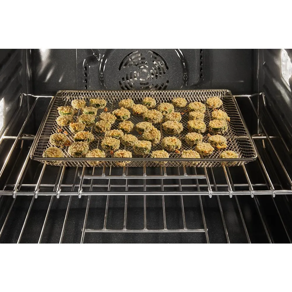 Maytag MOES6027LZ 27-Inch Single Wall Oven With Air Fry And Basket - 4.3 Cu. Ft.