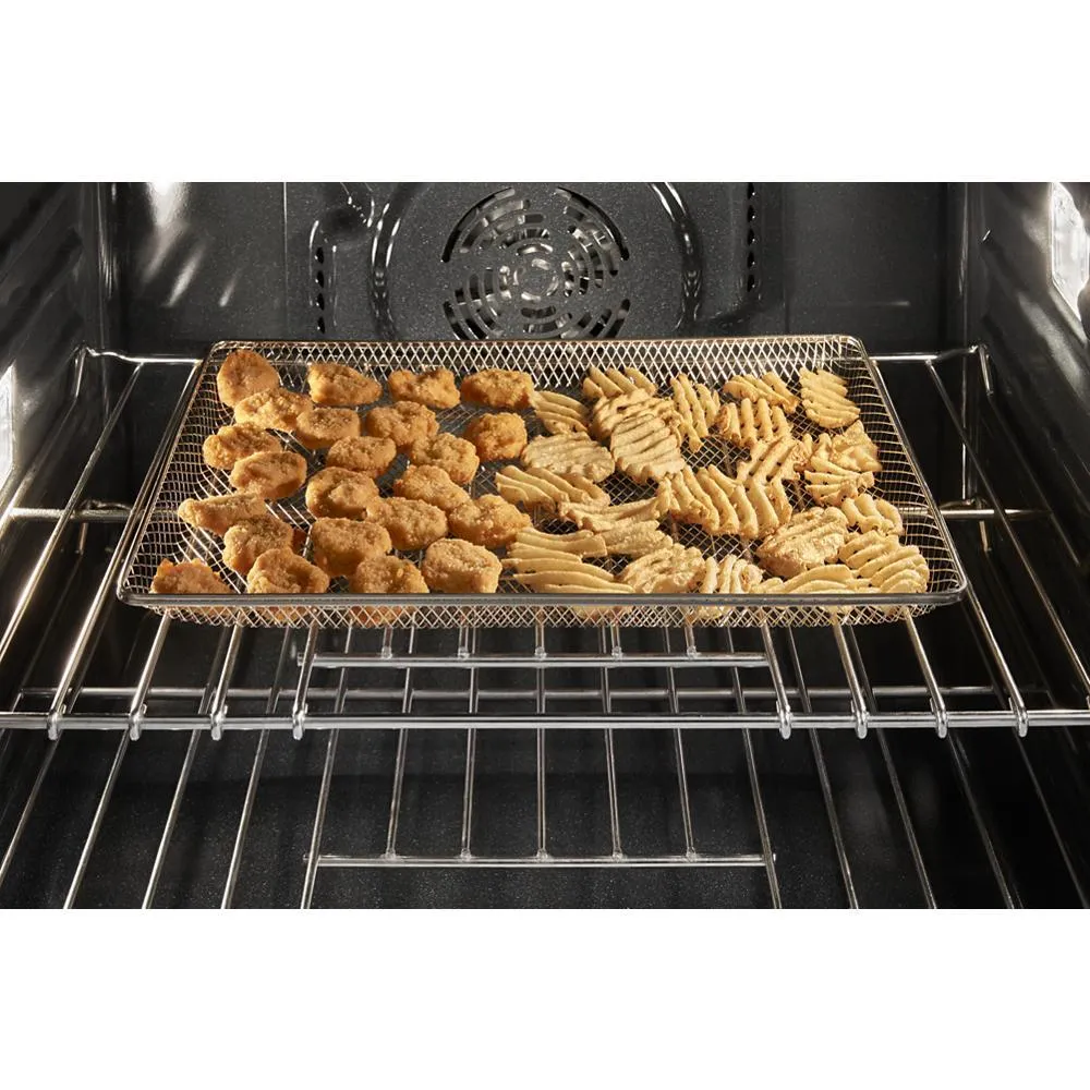 Maytag MOES6027LZ 27-Inch Single Wall Oven With Air Fry And Basket - 4.3 Cu. Ft.