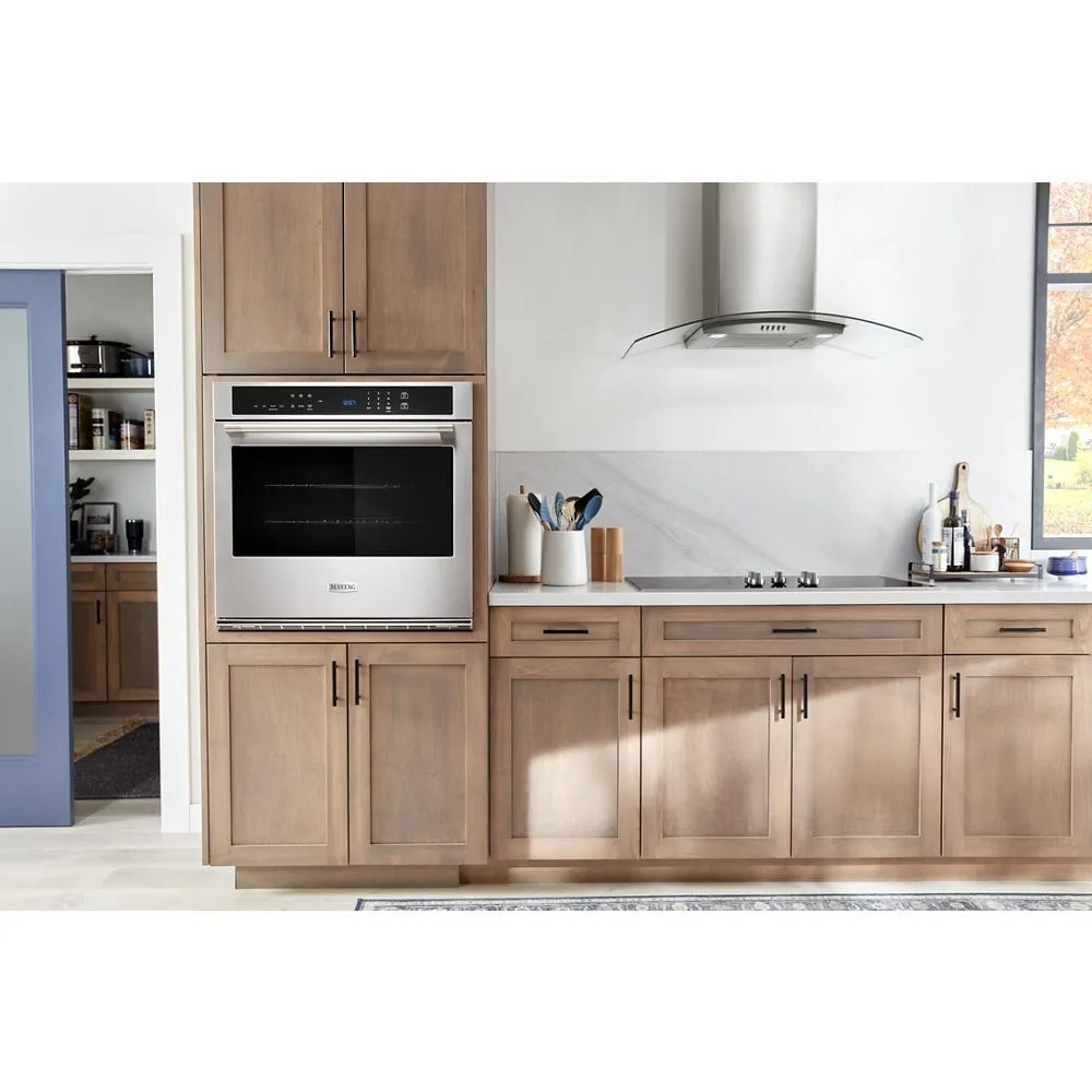Maytag MOES6027LZ 27-Inch Single Wall Oven With Air Fry And Basket - 4.3 Cu. Ft.